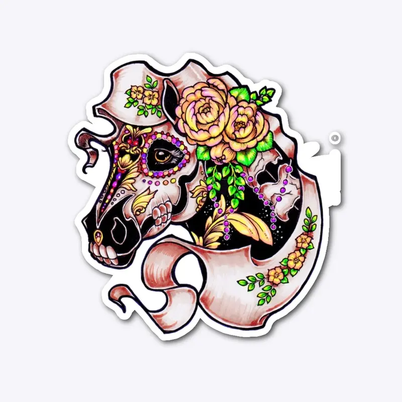 Sugar Skull Horsehead